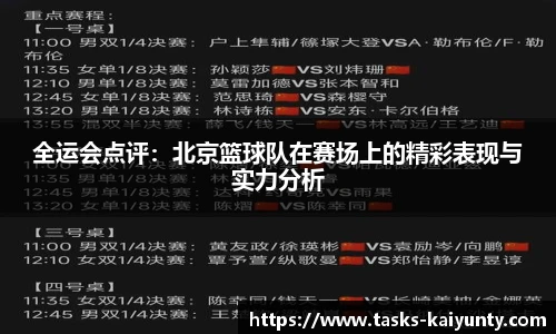 全运会点评：北京篮球队在赛场上的精彩表现与实力分析